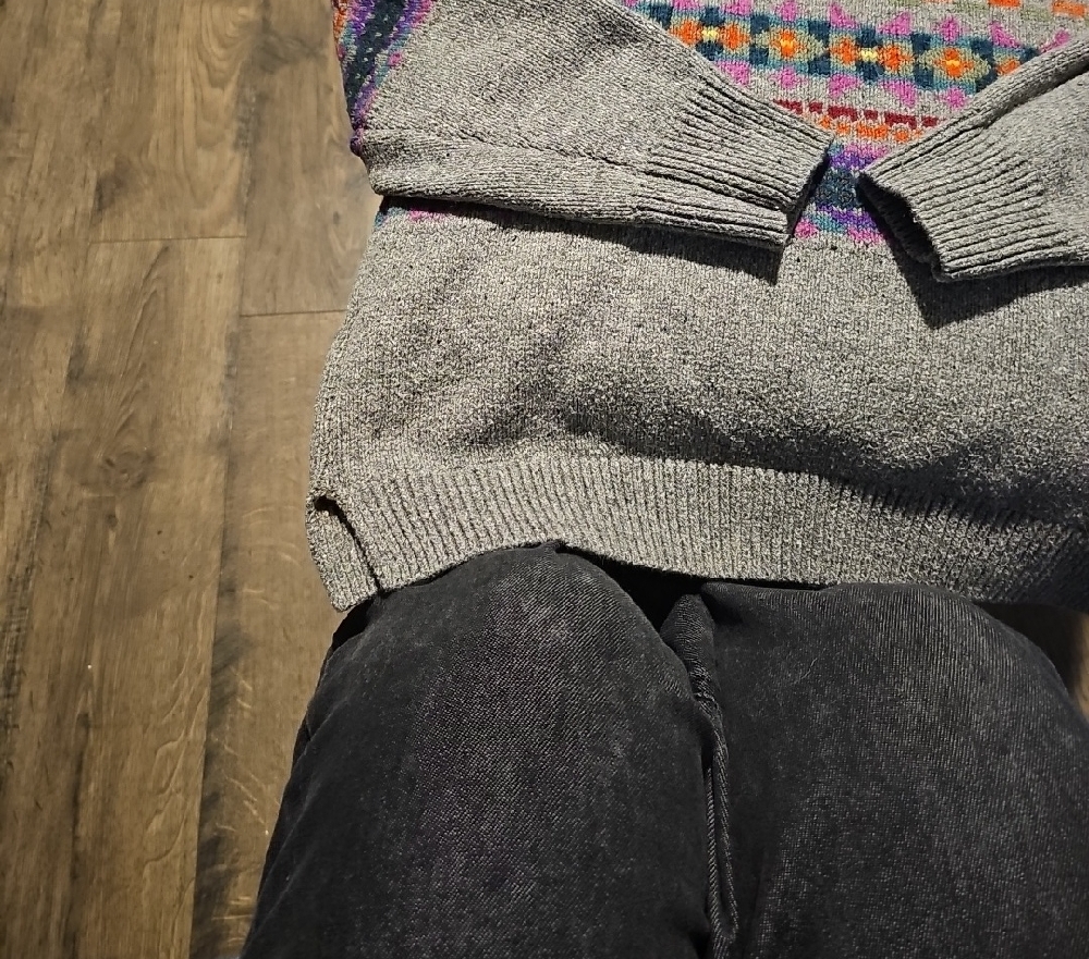 Chaps Sweater Multicolor Pattern Crew Neck Medium… - image 6